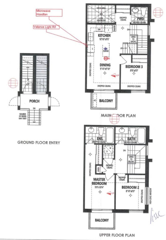 Mattamy Townhouse 3 bedroom + 2.5 bathrooms Eglinton/Danforth Long