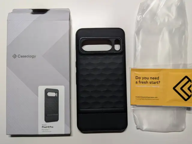 Caseology Parallax Case for Pixel 8 Pro – Matte Black in Cell Phone Accessories in City of Toronto - Image 3