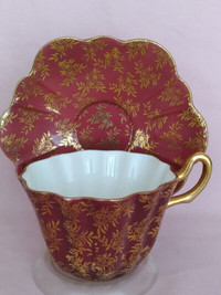 Royal Stuart Spencer Stevenson Harlequin Cup & Saucer