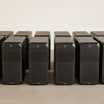Lot of 10 HP Z4 G4 Workstations - Xeon-2123 - No SSD, No Ram, View more