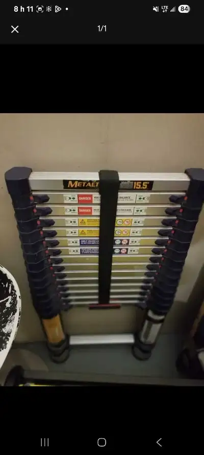 Échelle télescopique Metaltech 15.5', View more