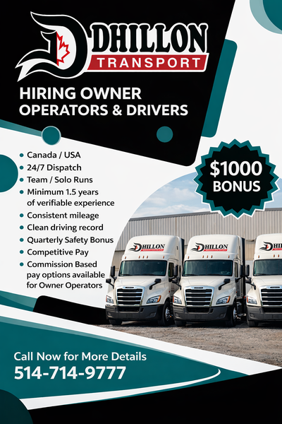 CLASS 1 TRUCK DRIVER USA, View more