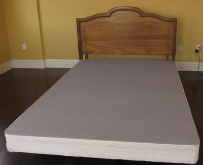 Queen Bed Frame Headboard and Boxspring, View more