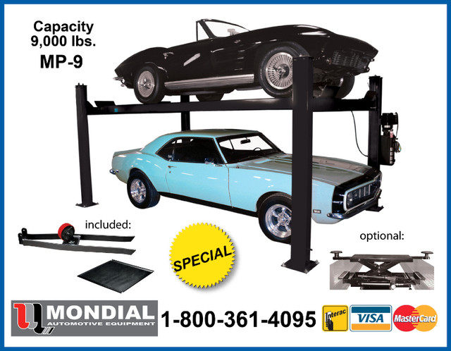 MP9 QUALITY 4 Post Parking Car Lift 9000Lbs Auto Hoist CSA 110V in Other in Calgary - Image 2
