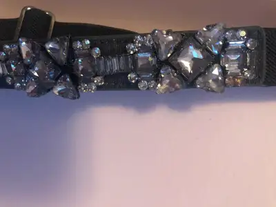 NWT BCBG Max Azria crystal belt size S, View more