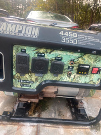 ,Champion 4550 watts portable Camouflage Generator