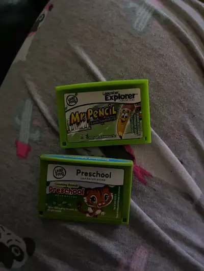 Selling two LeapFrog Leapster Explorer learning games!