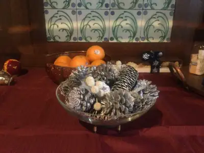 Festive Christmas Cones Table Decoration, View more