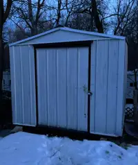 Solid Metal 8’x8’ shed