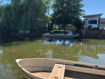 Trade or sell OBO EX fishing guide jet boat with teflon bottom I rebuilt this boat 7 years ago NEW f...