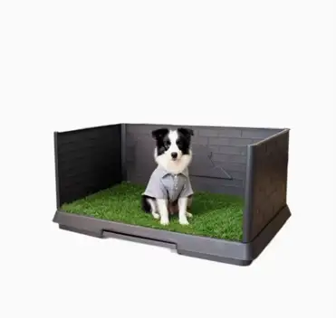 Dog Potty Tray with/ Walls – Indoor + Condo Patio Ready , View more