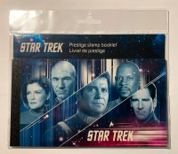 RARE CANADA STAR TREK STAMP BOOKLET CARNET TIMBRE # BK668 (2017)