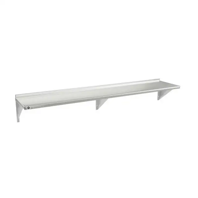 Wall Shelf 18 Gauge 430 Stainless Steel, 12" x 60", SAWS1260