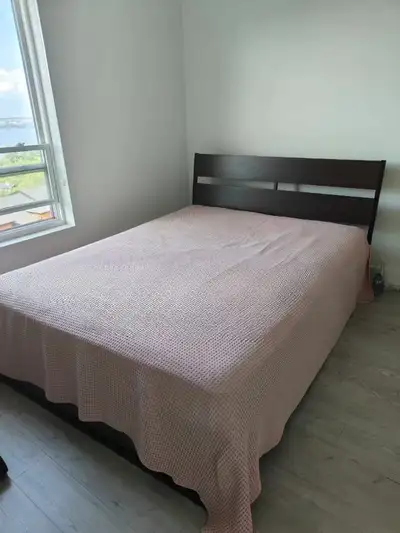 Queen Size Bed frame + Mattress in Bedford, View more