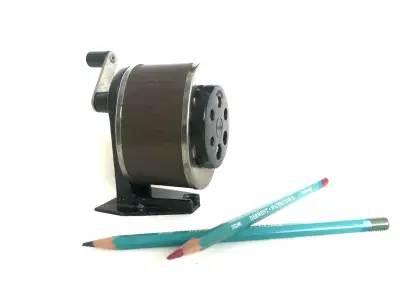 Vintage Berol Giant APSCO Pencil Sharpener Desk Mount 6 Holes, View more