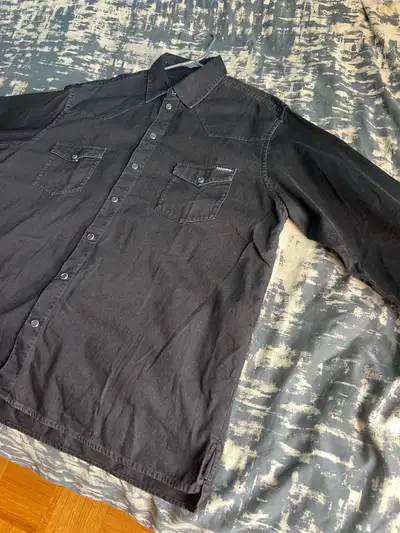 Dolce & Gabbana Black Button-Up Dress Shirt, View more
