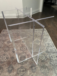 Custom Lucite Dining Boardroom Table base