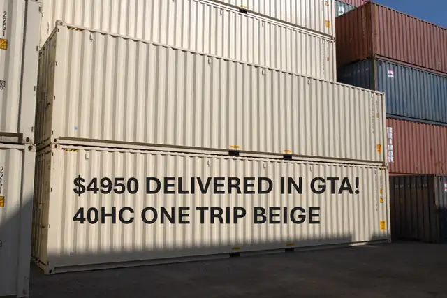 40'HC Shipping Container Free Delivery GTA63815784658307120