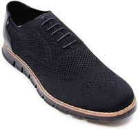 Nautica Men's Wingdeck Oxford Shoe Fashion Sneaker, Black/Black
