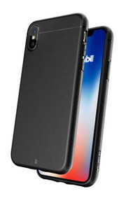 New Caudabe iPhone XS Black Case *AND* 2 Screen Protectors