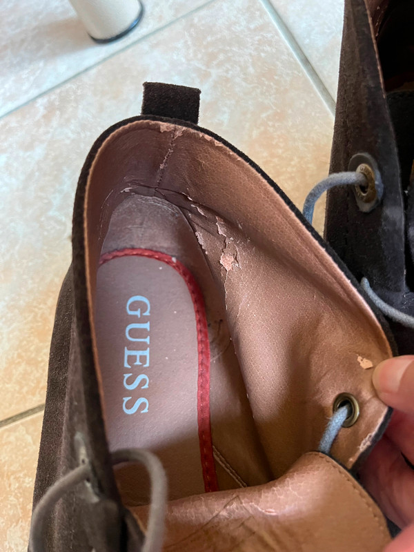 Guess brown suede men's shoes size 10 in Men's Shoes in Edmonton - Image 2