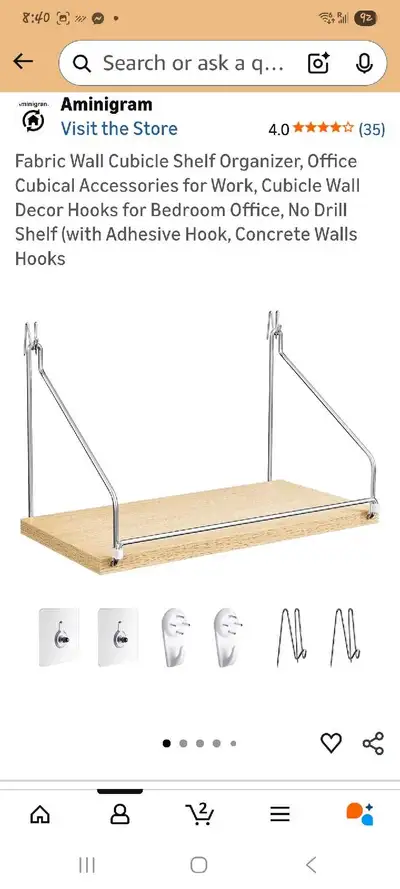 Wall Cubicle Shelf, View more