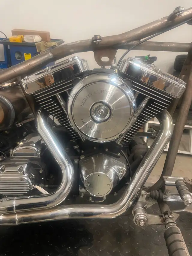 Harley Hardtail Project in Street, Cruisers & Choppers in Red Deer - Image 5