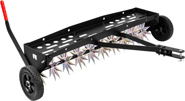 40-Inch Tow Behind Spike Aerator with Galvanized Steel Tines in Outdoor Tools & Storage in Barrie