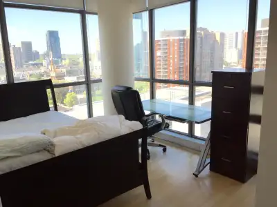 Enjoy the convenience of downtown living in this bright and spacious 2-bedroom condo in the heart of...