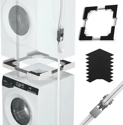 NEW JHCHU WASHER DRYER STACKING KIT -ADJUSTABLE FRAME: 24" - 29", View more