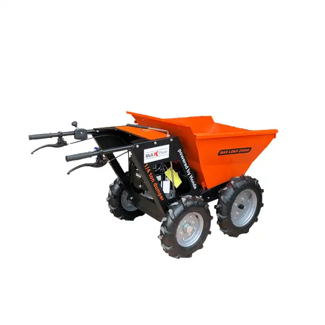 Ducar 6.5hp Power Wheelbarrow 4X4 Chain Drive Mini Dumper in Power Tools in Mississauga / Peel Region - Image 3