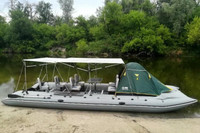 NEW 2023 Inflatable Boat Catamaran Pontoon Crabzz TM660 FULL KIT