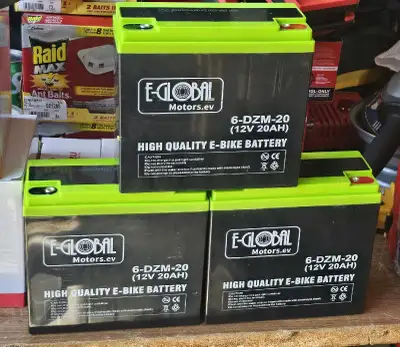 Ebike & Scooter BATTERIES 12V20AH 6-DZM-20. WE PAY THE TAXE, View more