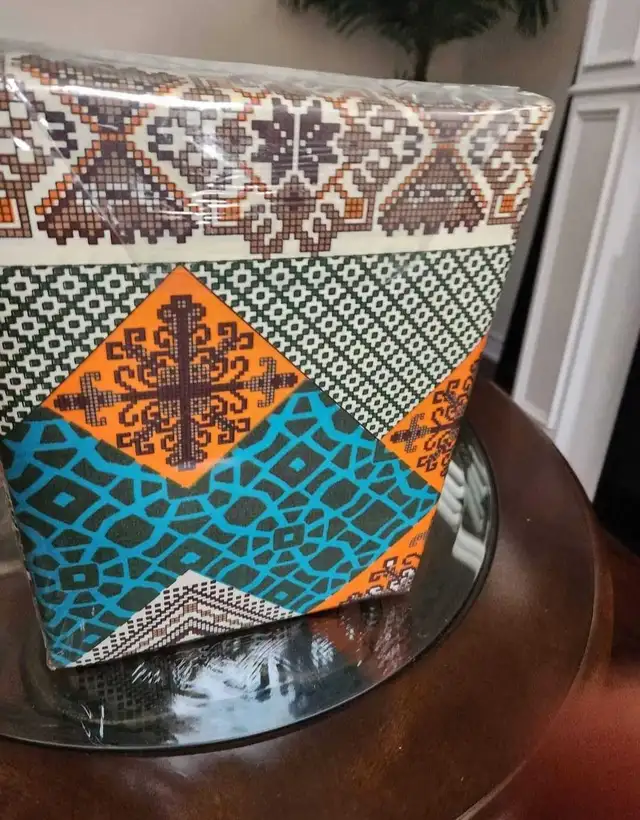 King size cotton bed set 3 pieces in Bedding in Peterborough - Image 2