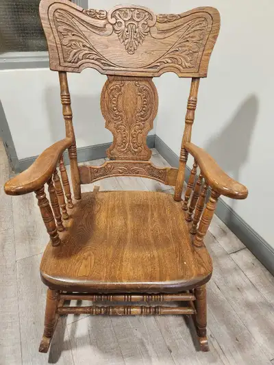 Carved Wooden Chair, View more