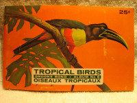 Vintage1960's Red RoseTea Tropical Birds Album 6 Card Collection