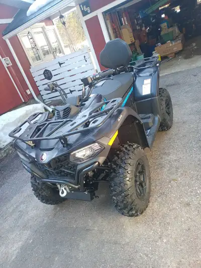 Will consider trading for a nice 8 or 10 foot tent trailer. This atv has hardly any use. It only has...