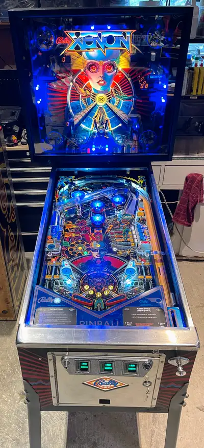 Bally XENON Pinball Machine - Restored - Must be seen!, View more