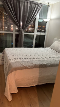 Furnished Master bedroom-private bathroom in Toronto Downtown