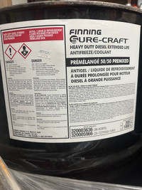 Drums of finning CAT 50/50 coolant  (Never opened) 