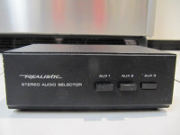 Realistic Model 42-2110 Stereo Audio Selector Rare Circa 1980s