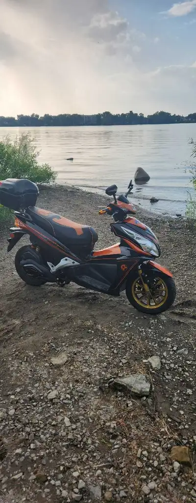 Scooter électrique 2019 GreenPower Electra 12V, 500W, 35km/h, mileage de 3300 km seulement, lumières...