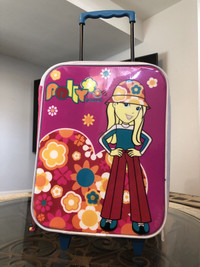 Polly pocket rolling suitcase