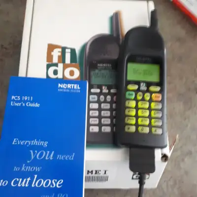 Rare Vintage Fido cellphone , Nortel PSC 1911,, View more