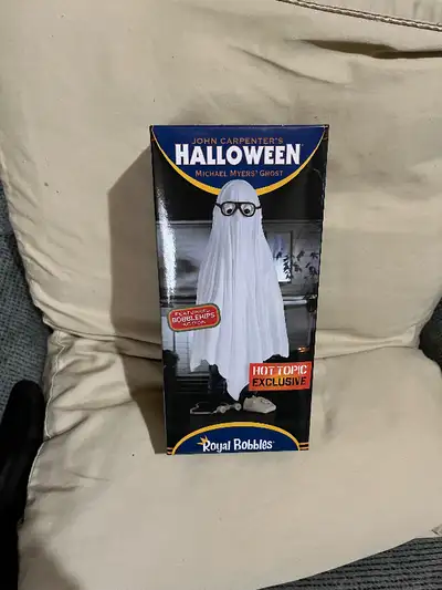 Halloween Michael Myers Ghost Royal Bobble Bobblehead. Hot Topic Exclusive . Brand new in box .