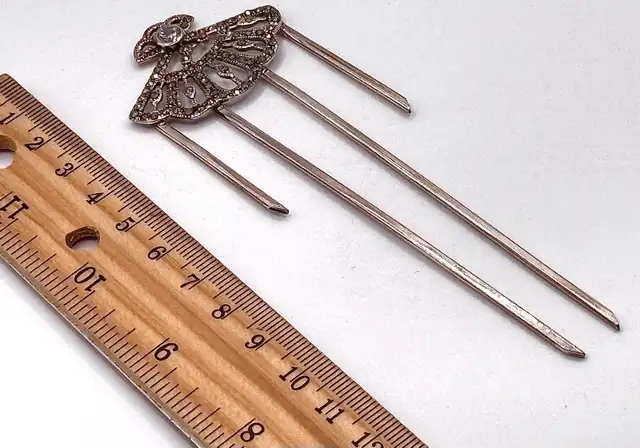 Jeweled Hair Comb 925 Silver NEW in Jewellery & Watches in Mississauga / Peel Region - Image 5