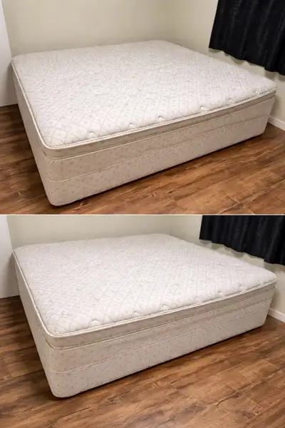 king size mattress with 2 box springs, View more