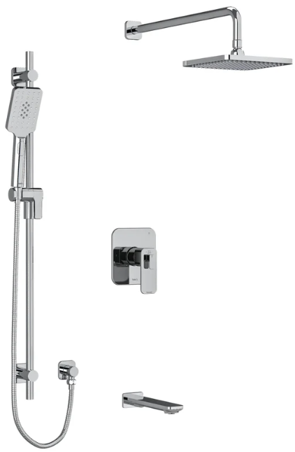RIOBEL EQUINOX SHOWER KIT1345EQC - Chrome in Plumbing, Sinks, Toilets & Showers in Markham / York Region - Image 4