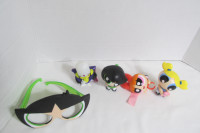 LE FILM SUPER NANAS POWERPUFF GIRLS BLOSSOM MOJO FIGURINES LOT