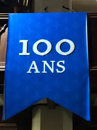 Bannières (2) 100 ANS en vinyle
